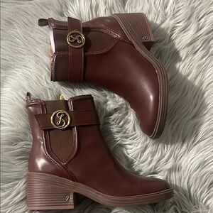 Sam& Libby brownLeather Ankle Boots